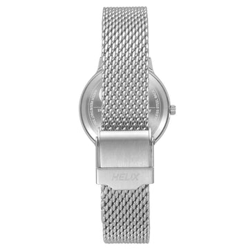 Helix By Timex Purple Round Analog Stainless Steel Watch Women -TW022HL21