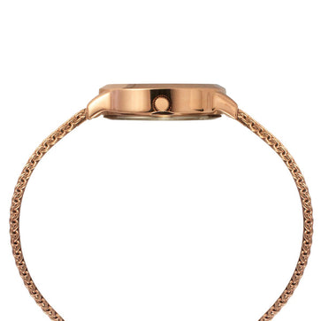 Helix By Timex Coral Round Analog Stainless Steel Watch Women -TW022HL23