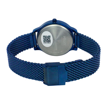 Helix By Timex Blue Round Analog Stainless Steel Watch Women -TW022HL26