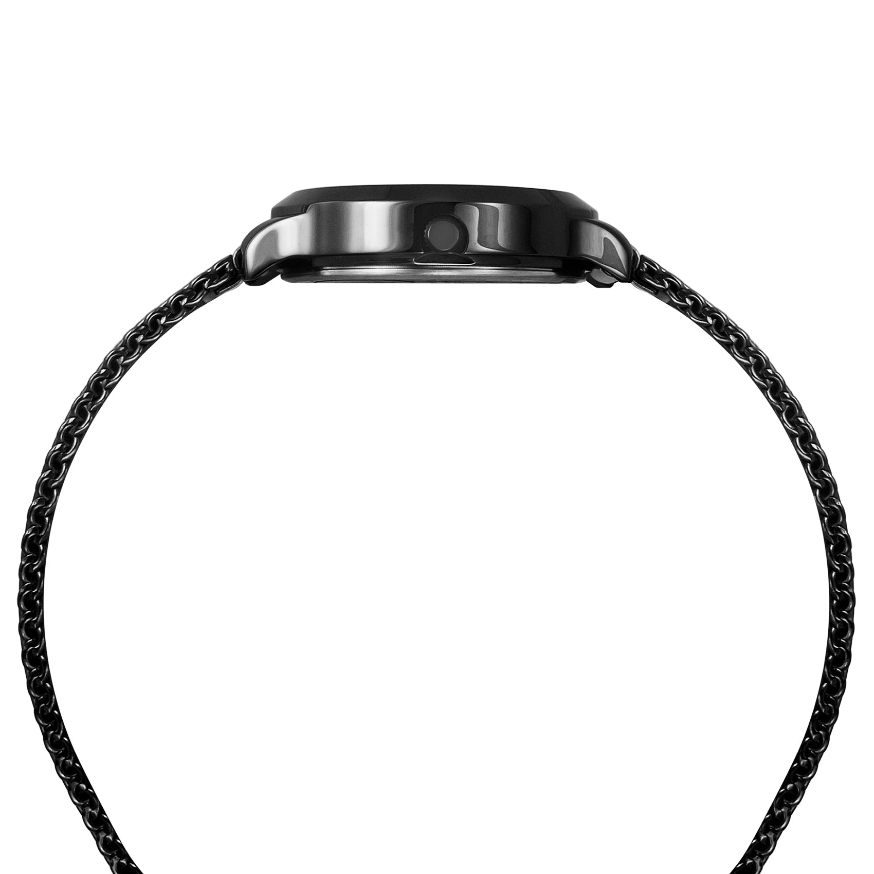 Helix By Timex Black Round Analog Stainless Steel Watch Women -TW022HL28