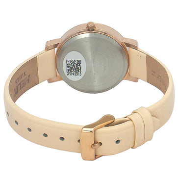 Helix By Timex Pink Round Analog Leather Watch Women -TW024HL35