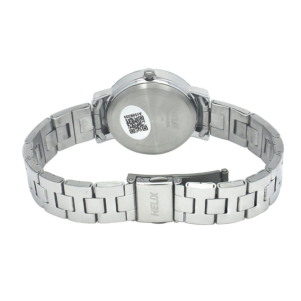 Helix By Timex Pink Round Analog Stainless Steel Watch Women -TW024HL36