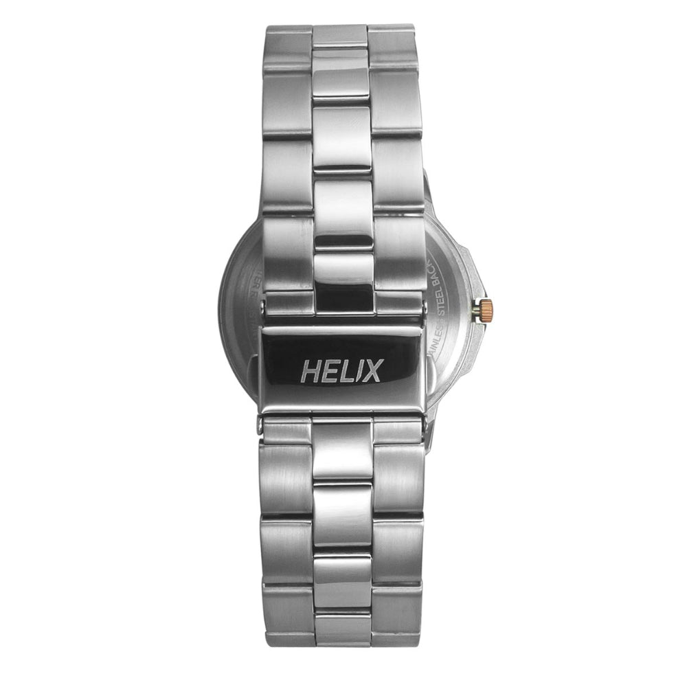 Helix By Timex Green Round Analog Stainless Steel Watch Men -TW027HG34