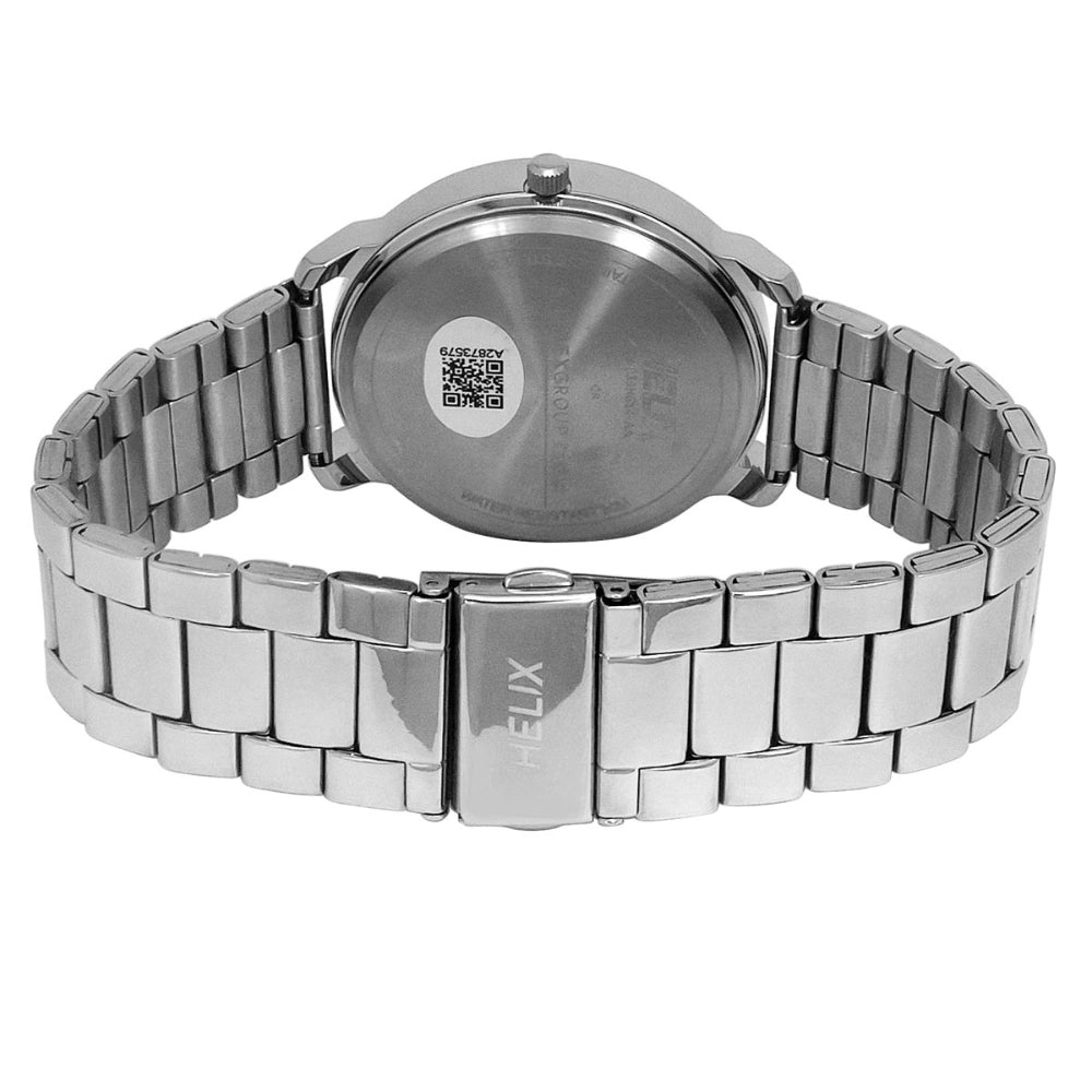 Helix By Timex Blue Round Analog Stainless Steel Watch Men -TW031HG20