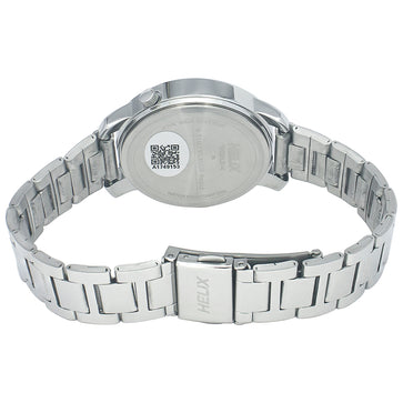 Helix By Timex Blue Round Analog Stainless Steel Watch Women -TW032HL33