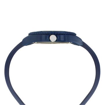 Helix By Timex Black/Blue Round Analog Silicone Watch Men -TW033HG16