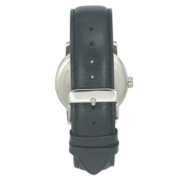 Helix By Timex Black Round Analog Leather Watch Men -TW035HG07