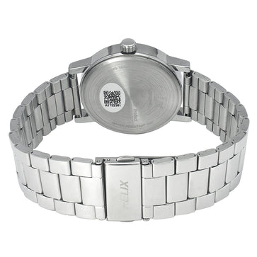 Helix By Timex Blue Round Analog Stainless Steel Watch Men -TW035HG09
