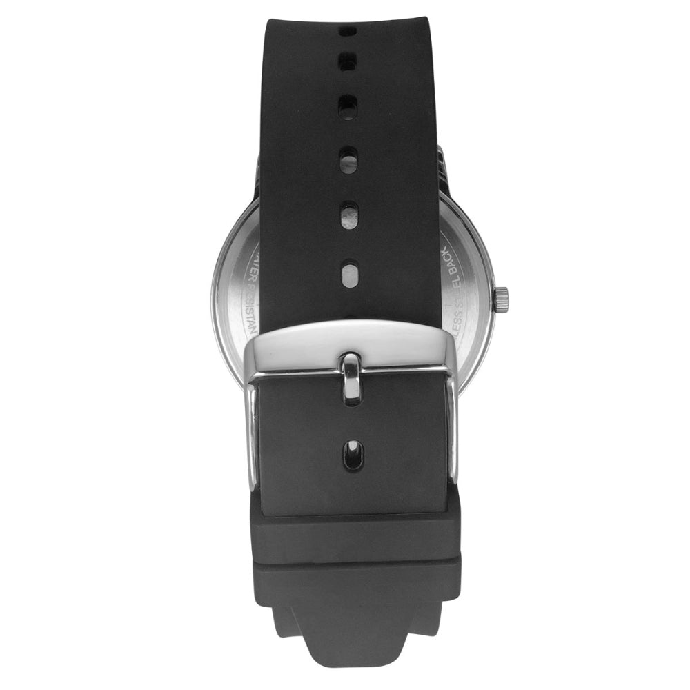 Helix By Timex Blue Round Analog Silicone Watch Men -TW039HG17