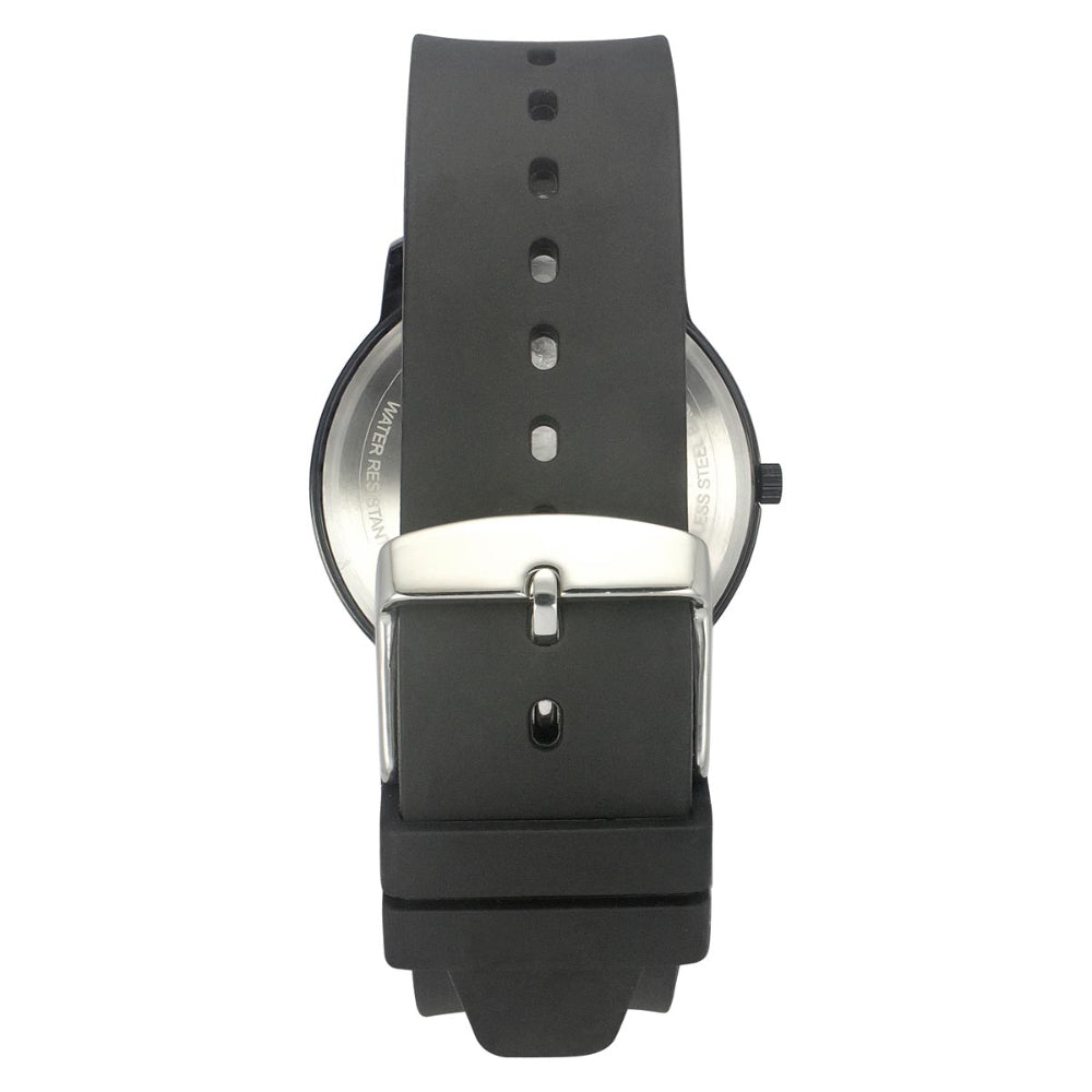 Helix By Timex Black Round Analog Silicone Watch Men -TW039HG20