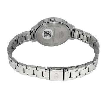 Helix By Timex Blue Round Analog Stainless Steel Watch Women -TW041HL17