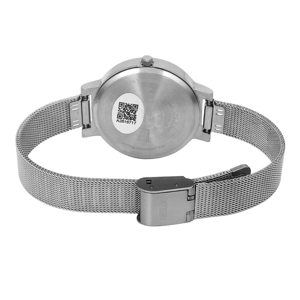 Helix By Timex Blue Round Analog Stainless Steel Watch Women -TW041HL19