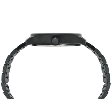 Helix By Timex Black Round Analog Stainless Steel Watch Men -TW043HG10