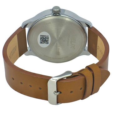 Helix By Timex Green Round Analog Leather Watch Men -TW043HG12