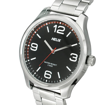 Helix By Timex Blue Round Analog Stainless Steel Watch Men -TW043HG14