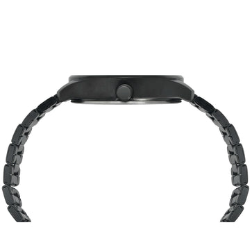 Helix By Timex Black Round Analog Stainless Steel Watch Men -TW043HG18