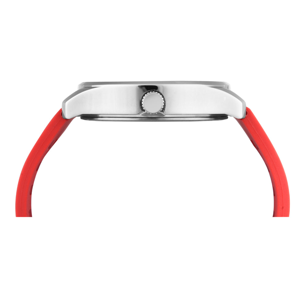 Helix By Timex Black Round Analog Silicone Watch Men -TW043HG23