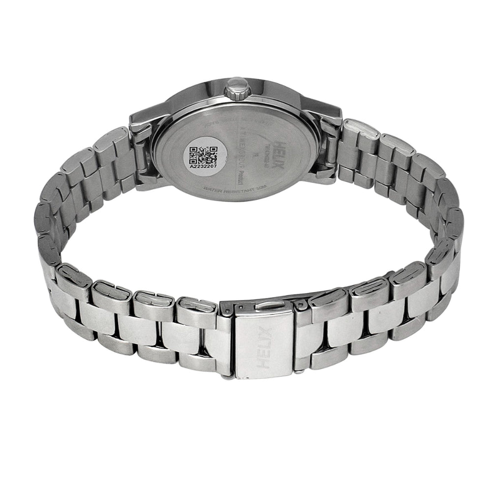 Helix By Timex Blue Round Analog Stainless Steel Watch Men -TW047HG02