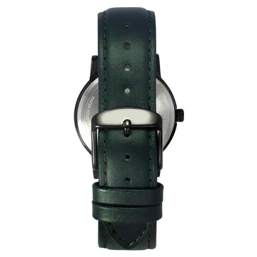 Helix By Timex Green Round Analog Leather Watch Men -TW047HG04