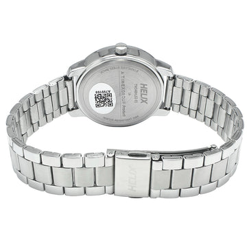 Helix By Timex Pink Round Analog Brass Watch Women -TW048HL02
