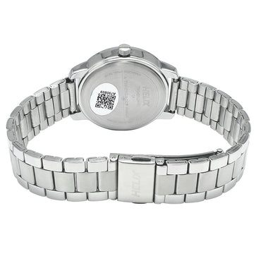 Helix By Timex Blue Round Analog Brass Watch Women -TW048HL04