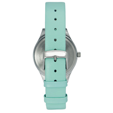 Helix By Timex Mint Round Analog Leather Watch Women -TW049HL01