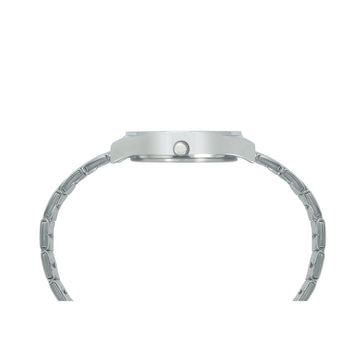 Helix By Timex Silver Round Analog Stainless Steel Watch Women -TW049HL04