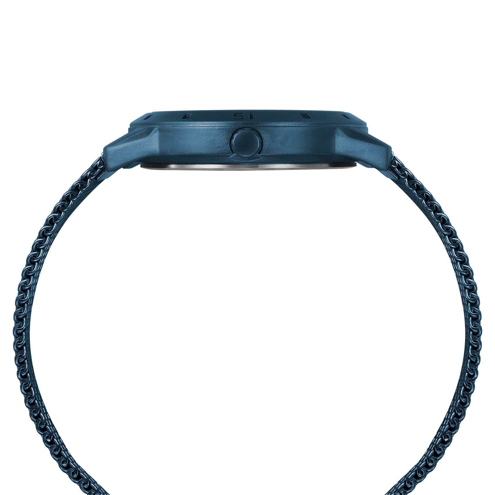 Helix By Timex Blue Round Analog Stainless Steel Watch Men -TW051HG01