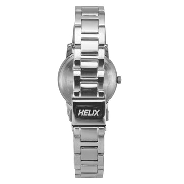 Helix By Timex Blue Round Analog Stainless Steel Watch Women -TW052HL00