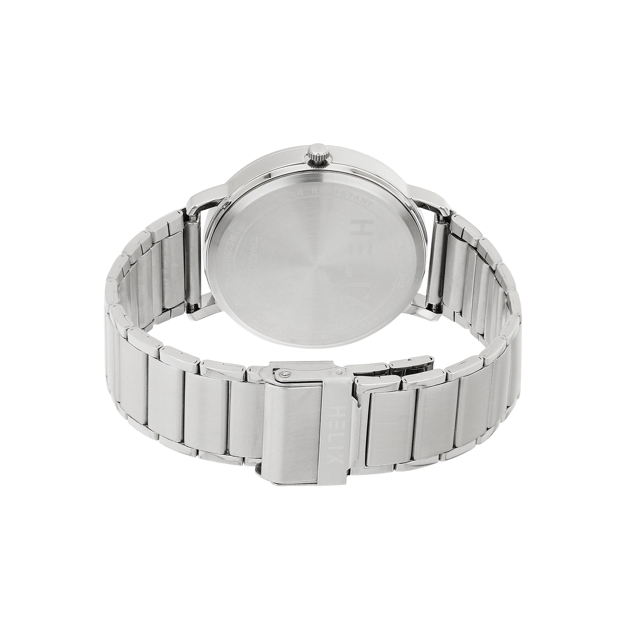Helix By Timex Round 42mm Grey Dial Analog Men Watch - TW053HG15T