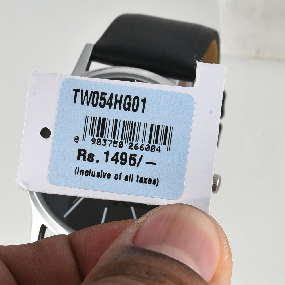 Helix By Timex Green Round Analog Leather Watch Men -TW054HG01