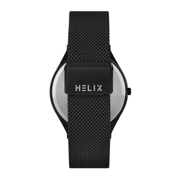Helix By Timex Round 42mm Black Dial Analog Men Watch - TW060HG09T