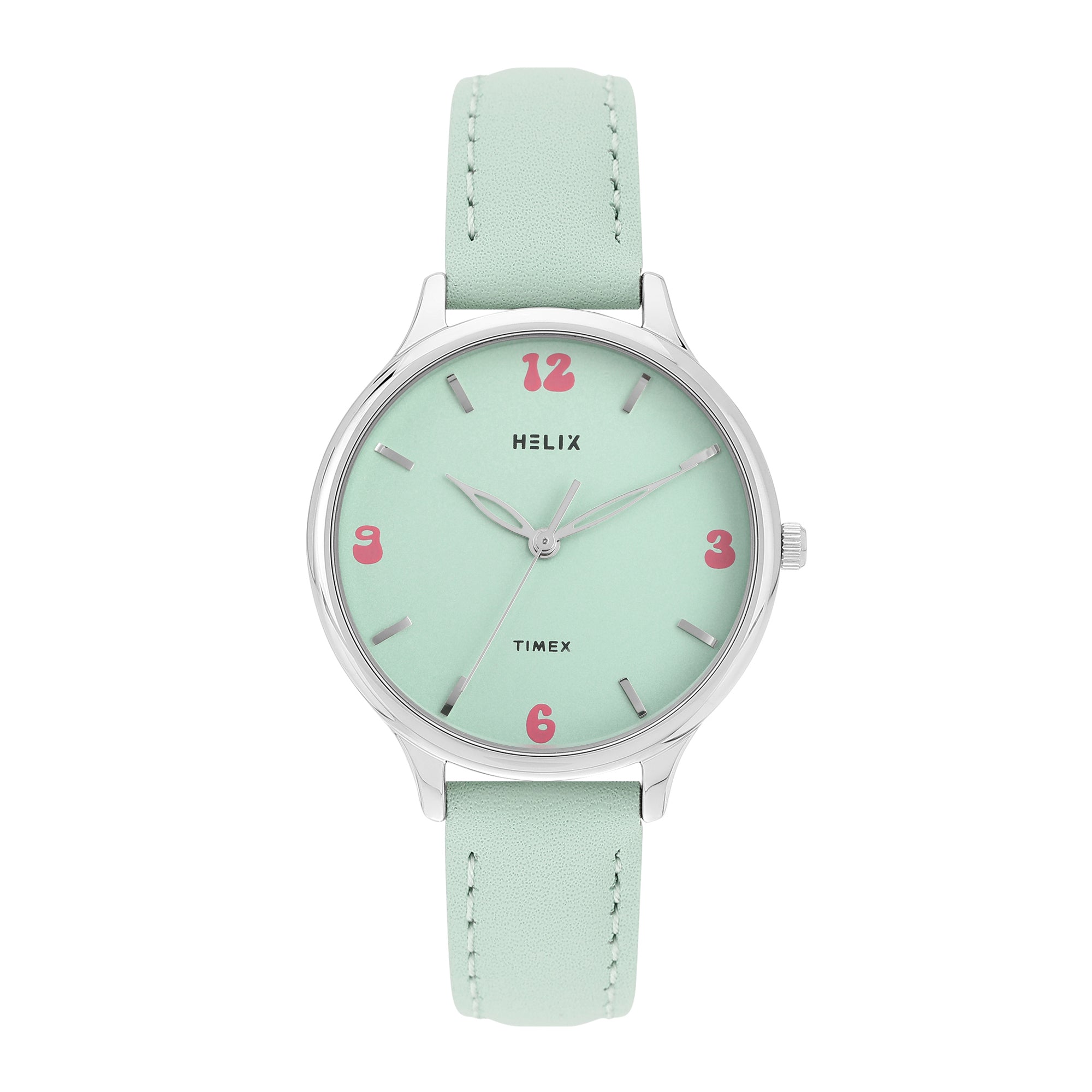 Helix By Timex Round 34mm Blue Dial Analog Women Watch - TW060HL06T