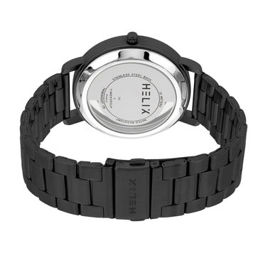 Helix By Timex Round 42mm Silver Dial Analog Men Watch - TW063HG02T