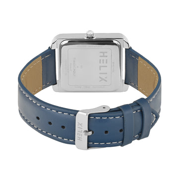 Helix By Timex Rectangle 36mm Blue Dial Analog Men Watch - TW064HG01T