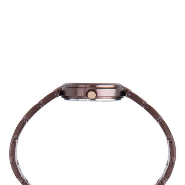 Helix By Timex Round 28mm Brown Dial Analog Women Watch - TW065HL01T