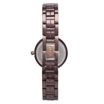 Helix By Timex Round 28mm Brown Dial Analog Women Watch - TW065HL01T