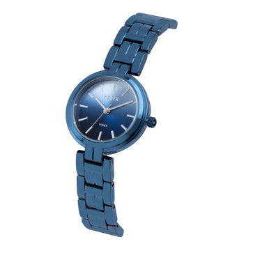 Helix By Timex Round 28mm Blue Dial Analog Women Watch - TW065HL02T