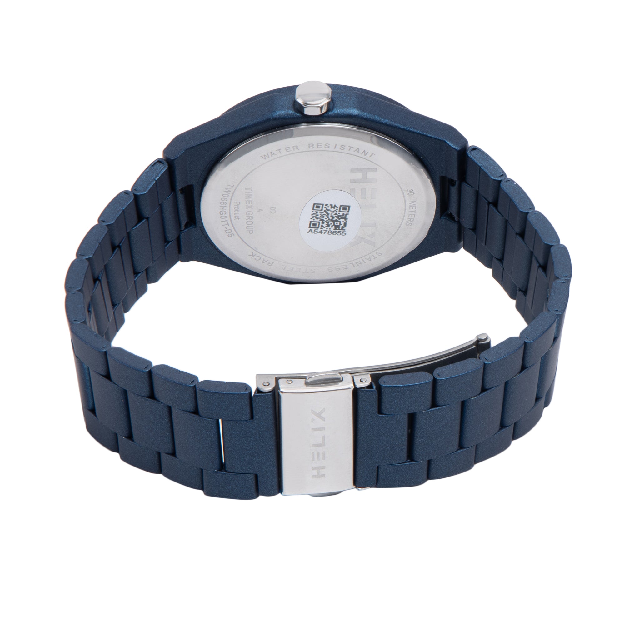 Helix By Timex Round 41mm Blue Dial Analog Men Watch - TW066HG01T