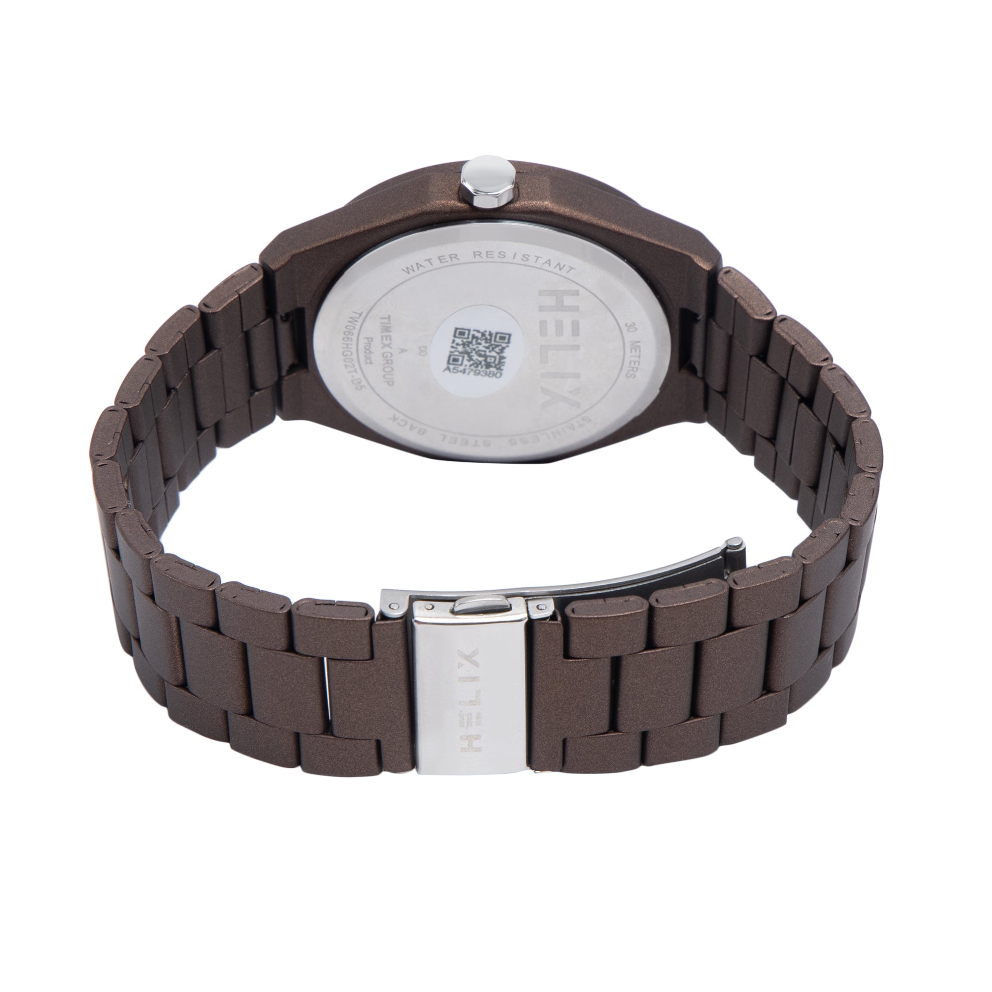 Helix By Timex Round 41mm Brown Dial Analog Men Watch - TW066HG02T
