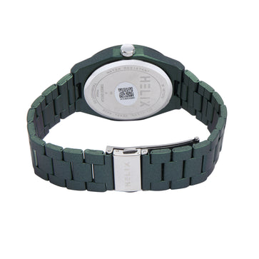 Helix By Timex Round 41mm Green Dial Analog Men Watch - TW066HG03T