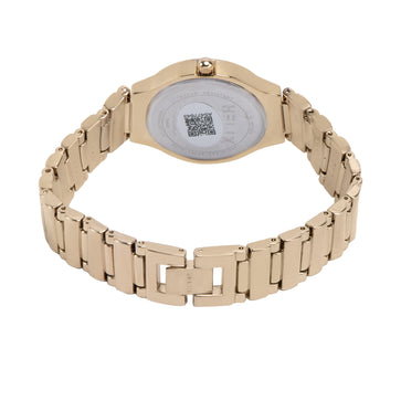 Helix By Timex Round 30mm White Dial Analog Women Watch - TW066HL00T