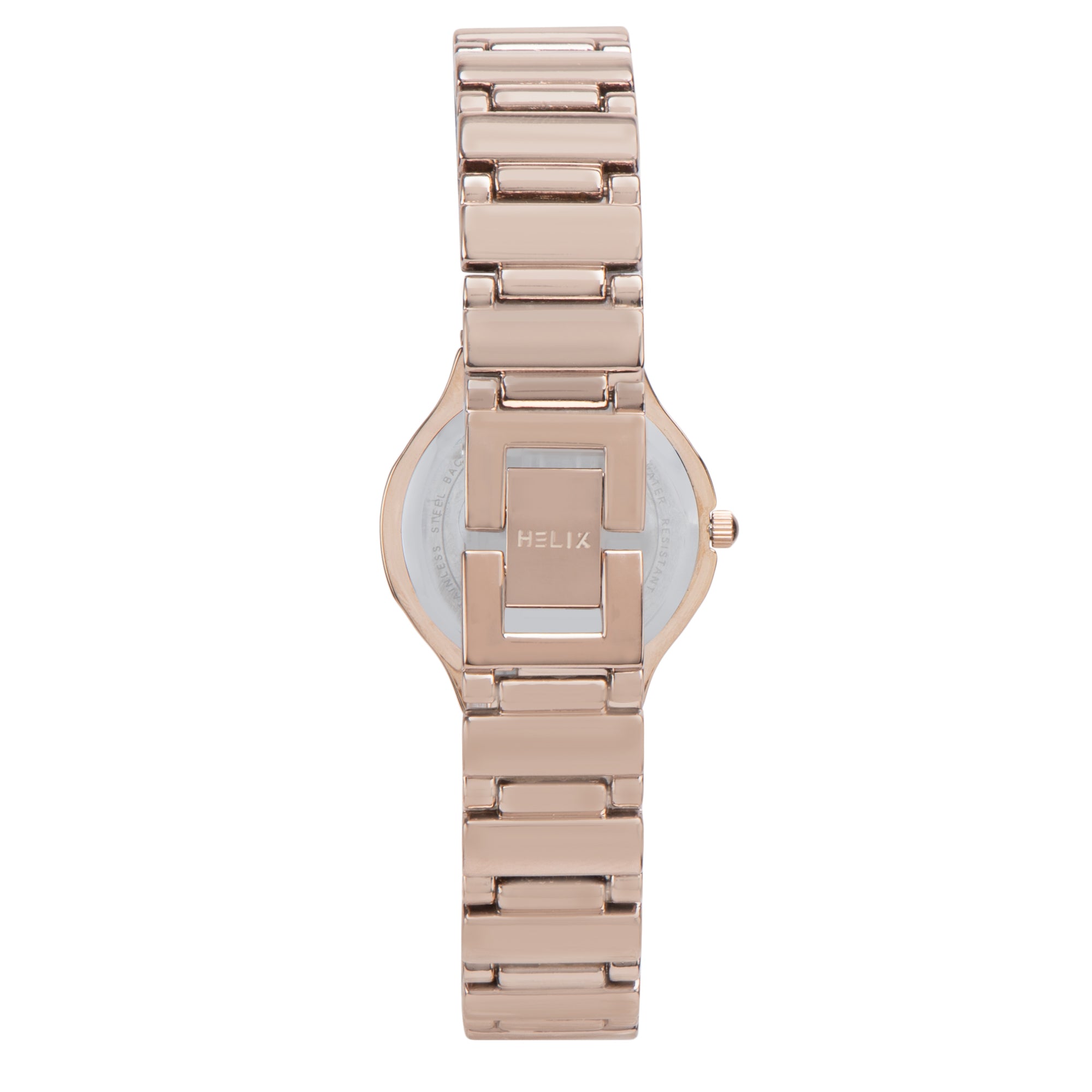Helix By Timex Round 30mm Pink Dial Analog Women Watch - TW066HL01T