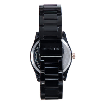 Helix By Timex Round 40mm Black Dial Analog Men Watch - TW067HG02T