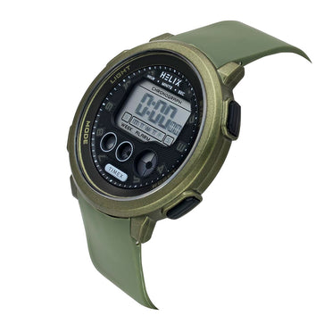 Helix By Timex Round 48mm Grey Dial Digital Men Watch - TWESK6402T