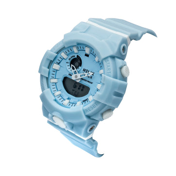 Helix By Timex Round 45mm Blue Dial Ana Digital Men Watch - TWESK7400T