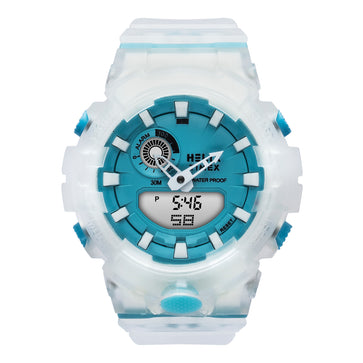 Helix By Timex Round 45mm Blue Dial Ana Digital Men Watch - TWESK7402T