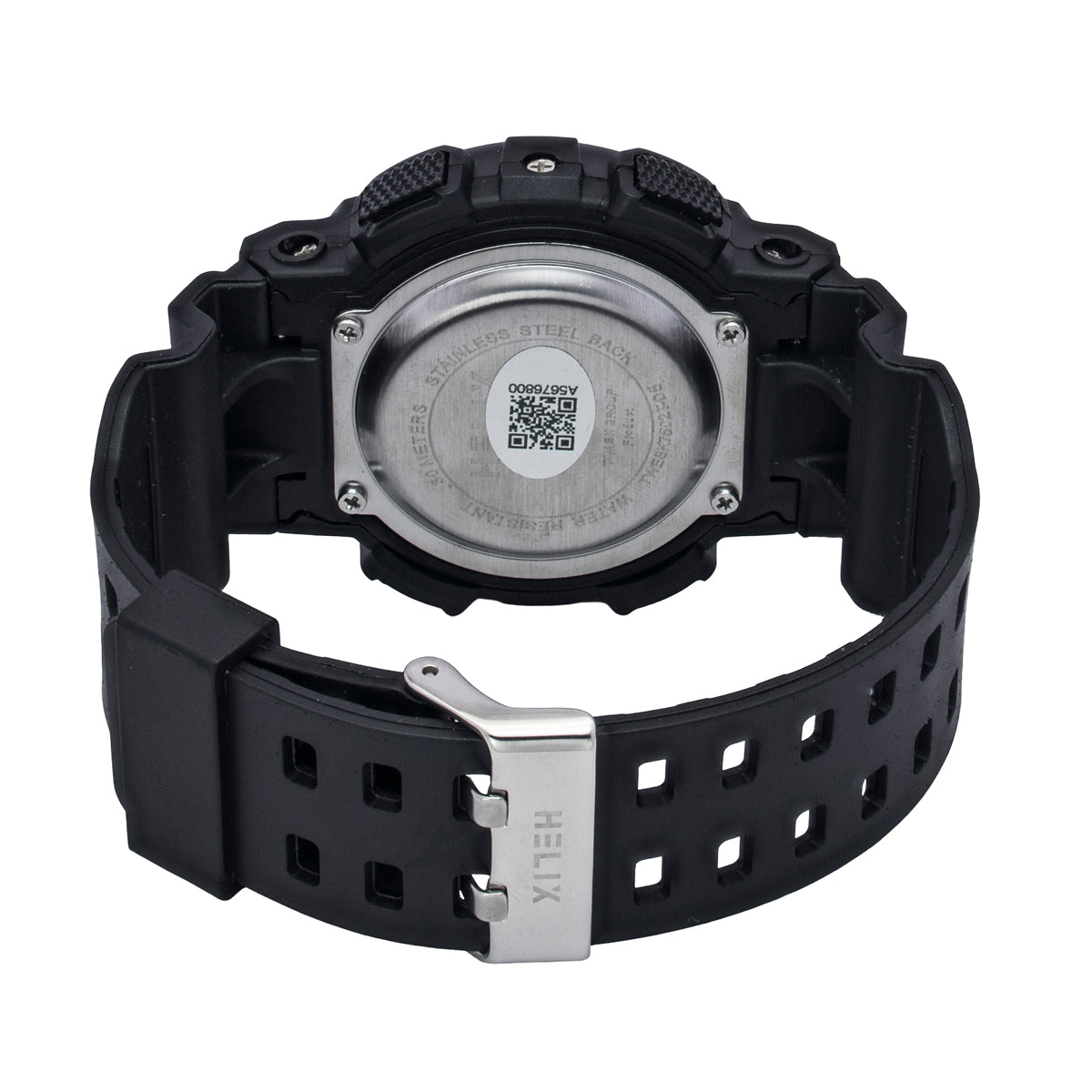 Helix By Timex Round 50mm Black Dial Ana Digital Men Watch - TWESK7502T