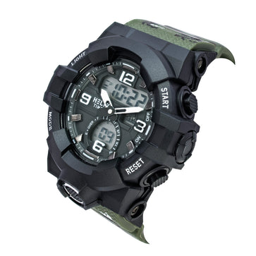 Helix By Timex Round 53mm Black Dial Ana Digital Men Watch - TWESK7701T