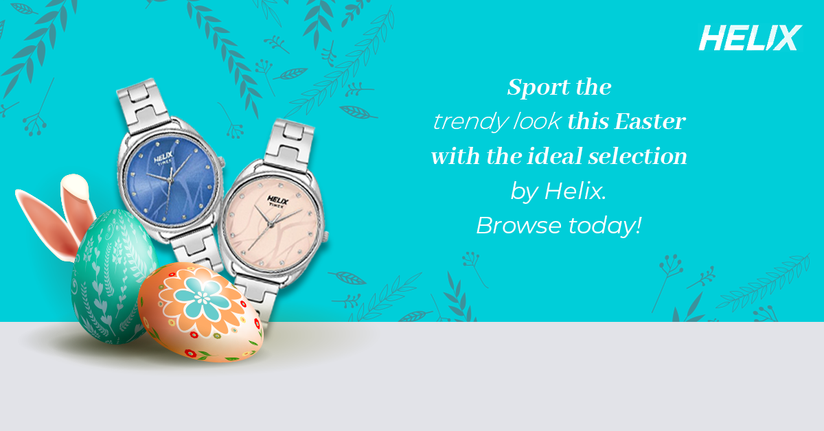 SPORT THE TRENDY LOOK THIS EASTER WITH THE IDEAL SELECTION BY HELIX. BROWSE TODAY!